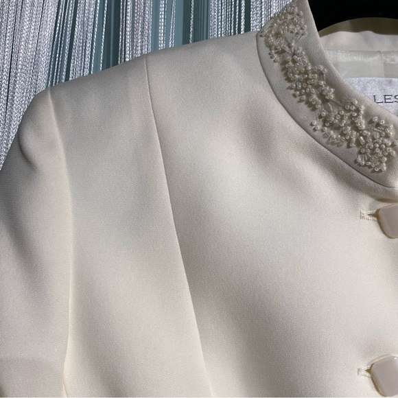 Bellessa Vintage Beaded Blazer Suit Jacket NWOT Size 6 - Picture 8 of 17